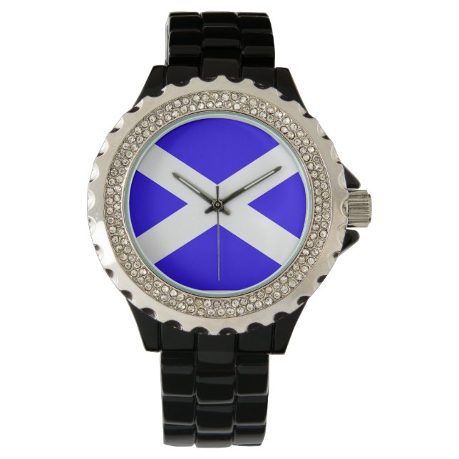 Scotland flag wristwatches (Front)