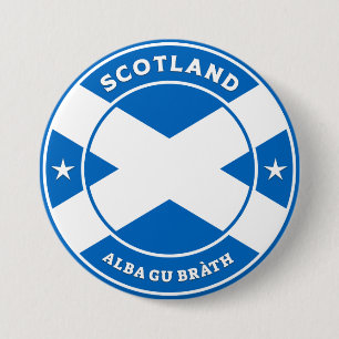 Scotland Forever 3 Inch Round Button
