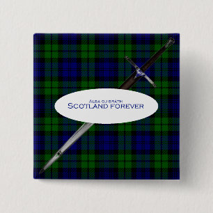 Scotland Forever Alba gu bràth 2 Inch Square Button
