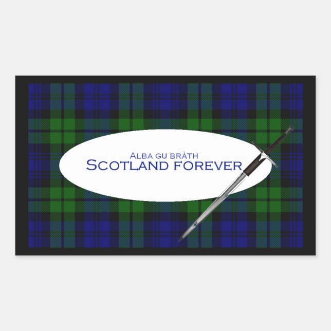 Scotland Forever Alba gu bràth Sticker (Front)