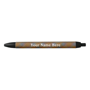 Scotland Forever Clan Jardine Tartan Black Ink Pen