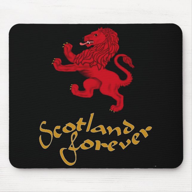 Scotland forever, Rampant lion Mouse Pad (Front)