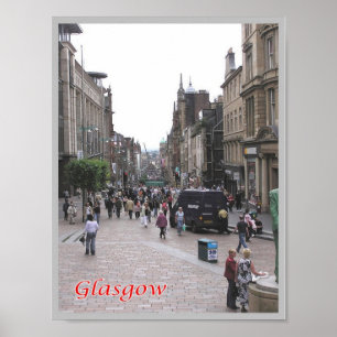 Scotland - Glasgow - Buchanan Street - Poster