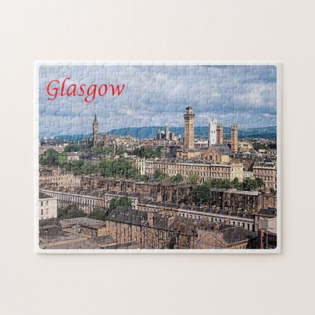 Scotland - Glasgow - Jigsaw Puzzle (Horizontal)