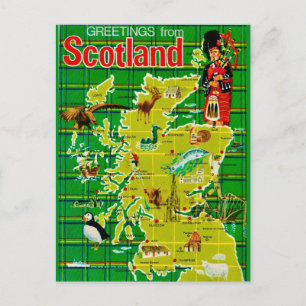 Scotland Greeting Postcard