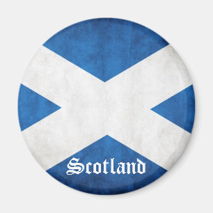Scotland Grunge Flag Customized Magnet