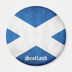 Scotland Grunge Flag Magnet