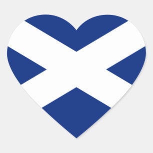 Scotland Heart Sticker