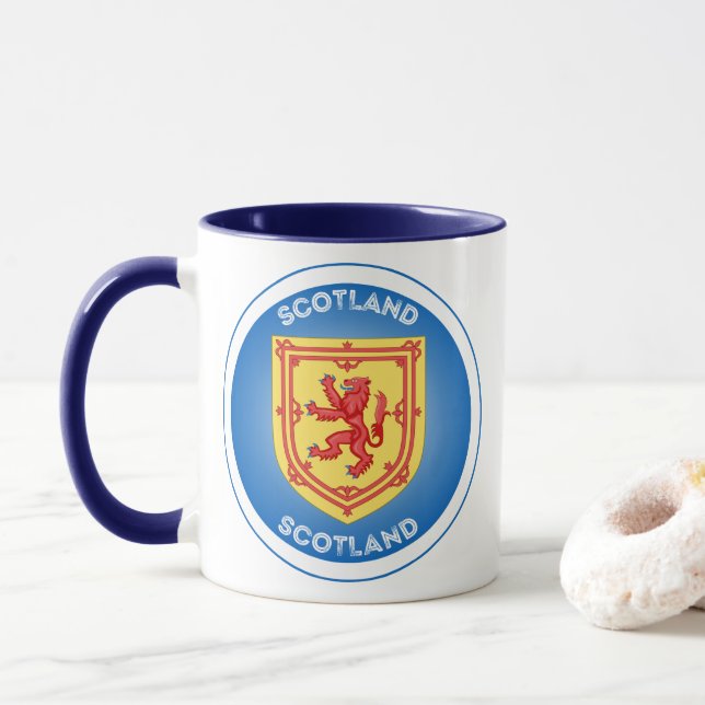 Scotland Heritage Emblem Mug (With Donut)