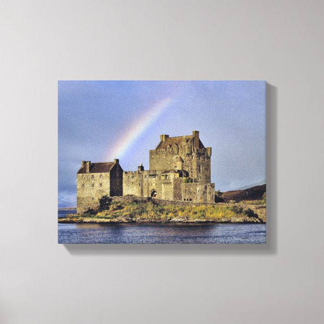 Scotland, Highland, Wester Ross, Eilean Donan 2 Canvas Print (Front)