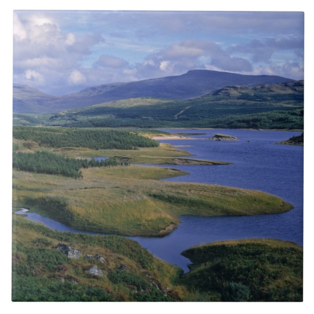 Scotland, Highland, Wester Ross, Loch Garry. An Tile (Front)