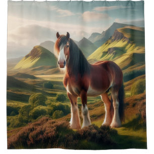 Scotland highlands Clydesdale horse
