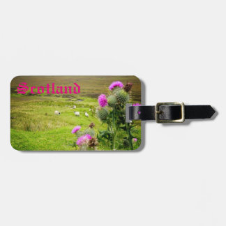 Scotland Highlands Customizable Travel Luggage Tag