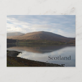 Scotland highlands landscape postcard