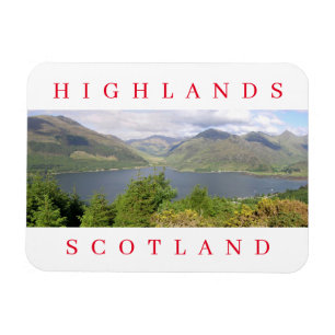 Scotland Highlands view fridge magnet