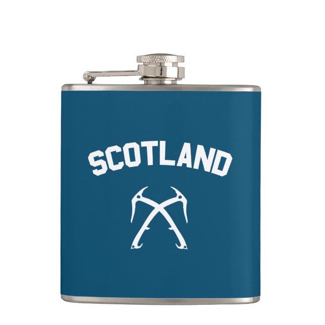 Scotland Ice Climbing Hip Flask (Front)