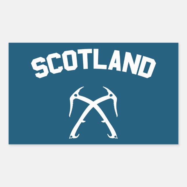 Scotland Ice Climbing Sticker (Front)
