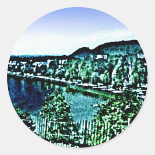 Scotland Inverness Building jGibney The Museum Zaz Classic Round Sticker