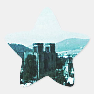 Scotland Inverness Castle Art snap-38784 jGibney Star Sticker