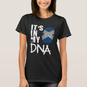 Scotland It Is In My DNA  Proud Scottish Flag T-Shirt