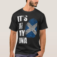 SCOTLAND, IT'S IN MY DNA SCOTTISH FLAG DISTRESSED