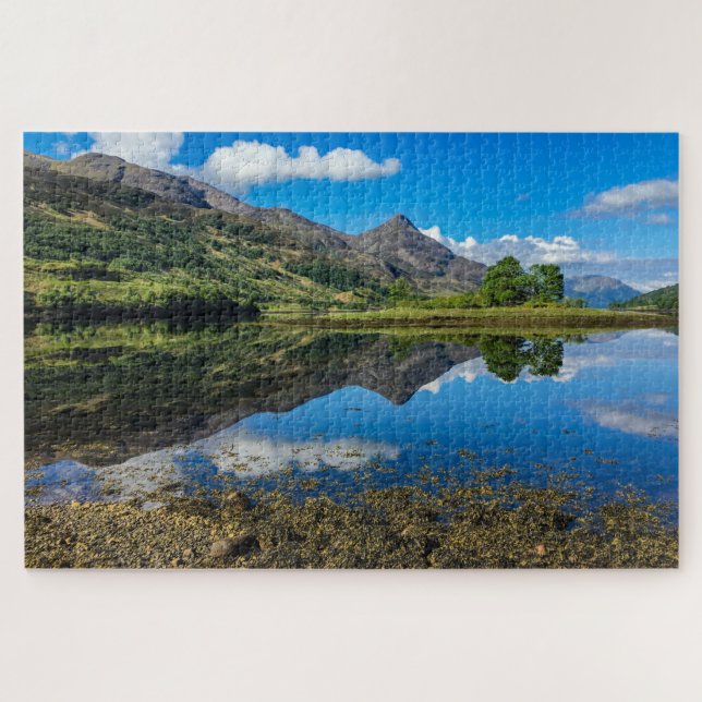 Scotland Jigsaw Puzzle – Loch Leven, Glencoe (Horizontal)