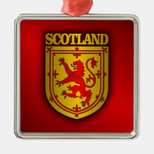 Scotland Lesser Arms Metal Ornament