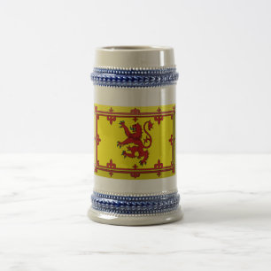 Scotland Lion Flag Jewel Beer Stein