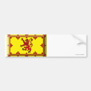 Scotland Lion Flag Jewel Bumper Sticker