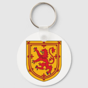 Scotland Lion Rampant Shield Keychain
