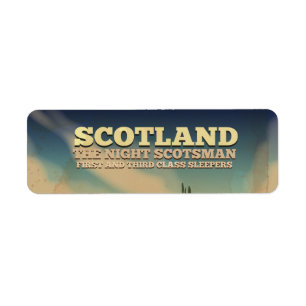 Scotland Locomotive Travel Poster