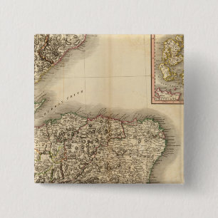 Scotland NE 2 Inch Square Button