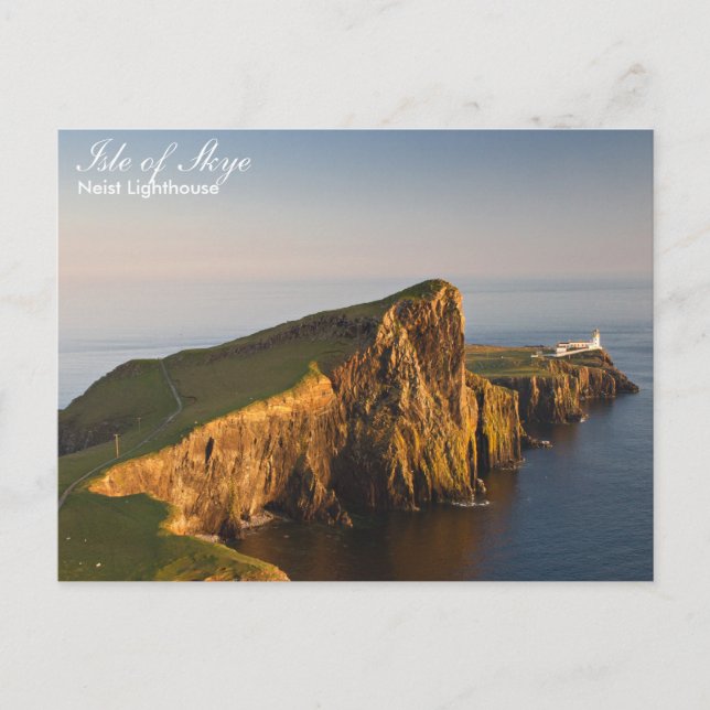 Scotland - Neist lighthouse postcard (Front)