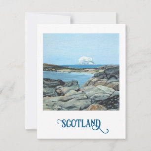 Scotland, North Berwick, Bass Rock by Pola.B.Alex Holiday Card