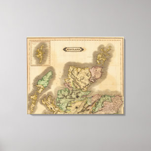 Scotland northern canvas print