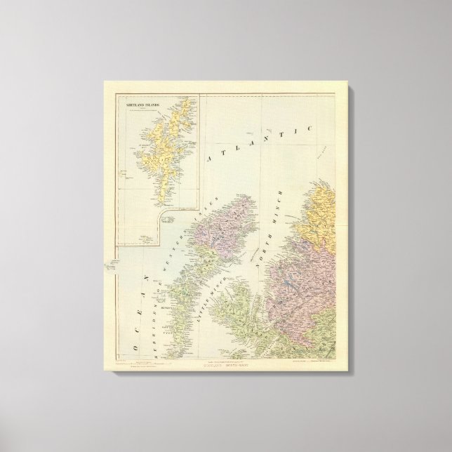 Scotland Northwest Canvas Print (Front)