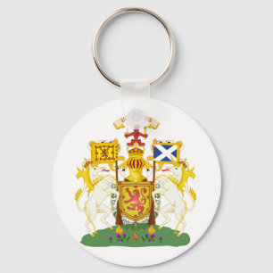 Scotland Official Coat Of Arms Heraldry Symbol Keychain