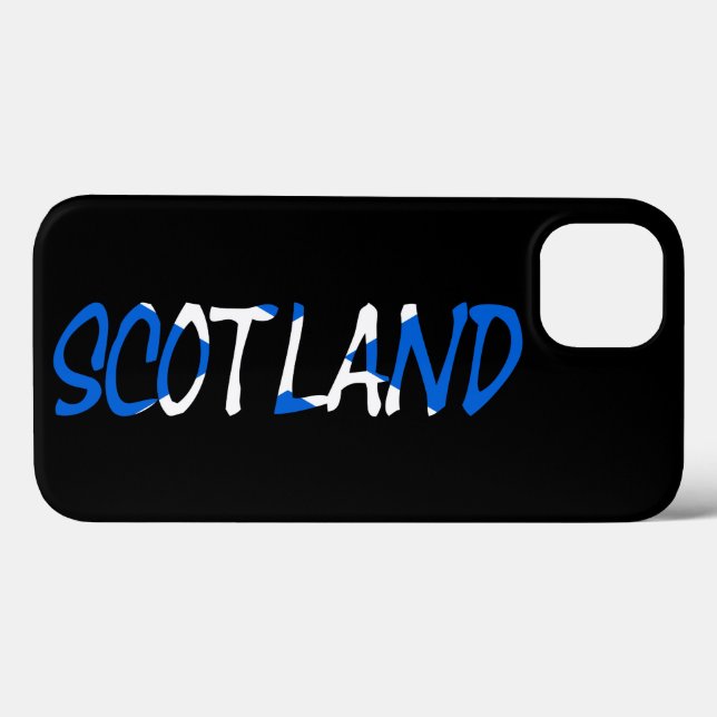 Scotland overlaid on Scottish Flag iphcnt Case-Mate iPhone Case (Back (Horizontal))