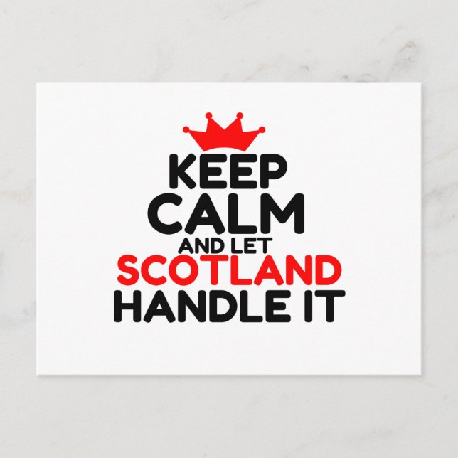 SCOTLAND POSTCARD (Front)