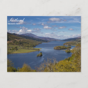 Scotland - Queen's view postcard