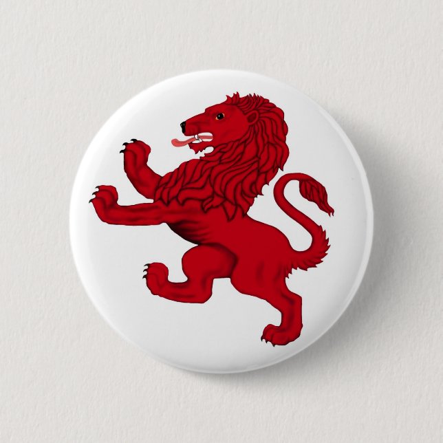 Scotland Rampant lion 2 Inch Round Button (Front)
