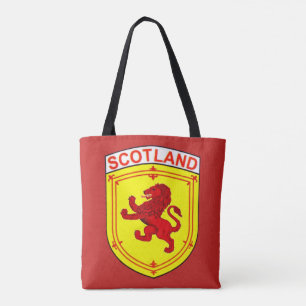 Scotland red ancient Rampant lion Tote Bag