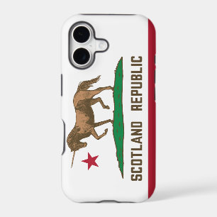 Scotland Republic California Flag Unicorn