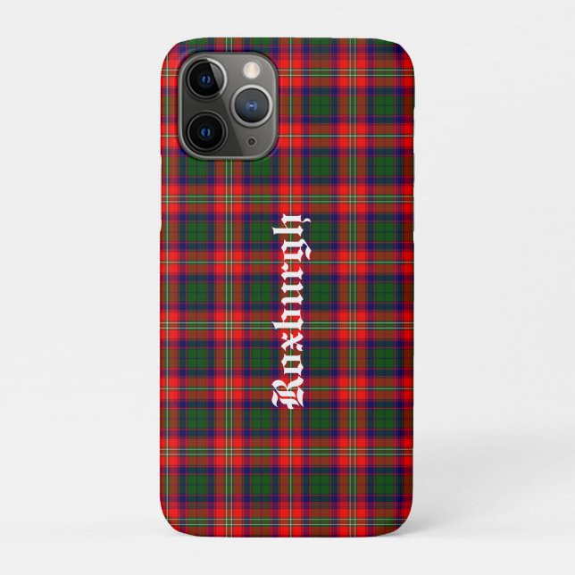 Scotland Roxburgh District Tartan Personalized Case-Mate iPhone Case (Back)