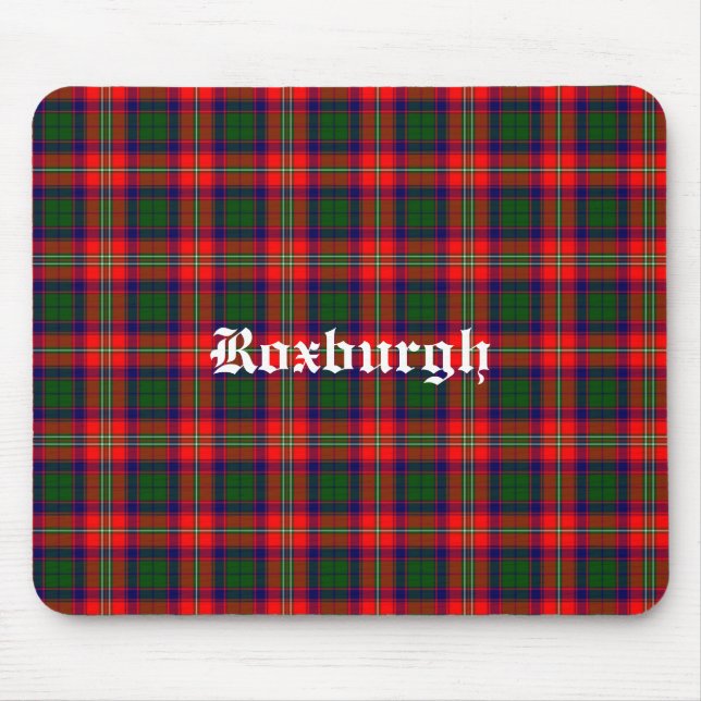 Scotland Roxburgh District Tartan Personalized Mouse Pad (Front)