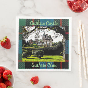 Scotland’s Guthrie Castle–Guthrie Clan Fun Napkins