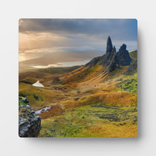 Scotland Scenic Rolling Hills Landscape Plaque