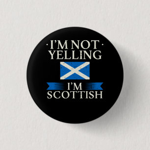 Scotland Scotland Flag 1 Inch Round Button