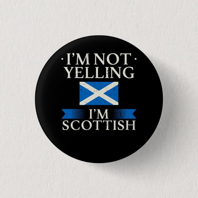 Scotland Scotland Flag 1 Inch Round Button (Front)