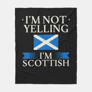 Scotland Scotland Flag Fleece Blanket